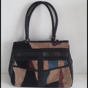Patchwork Multicolored Leather Patchwork Tote NWOT